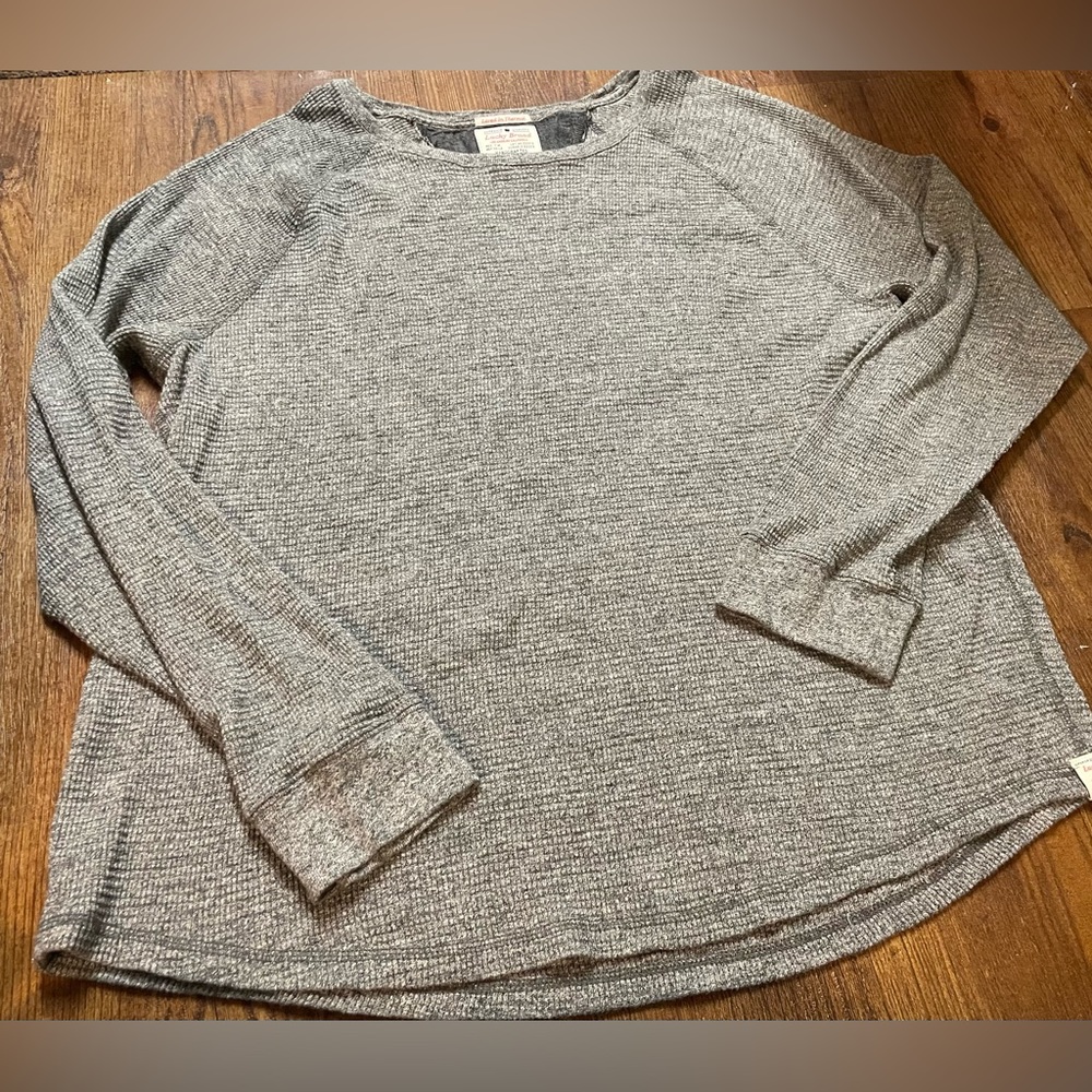 Lucky Brand Men's Long Sleeve Thermal Shirt in Heather Gray